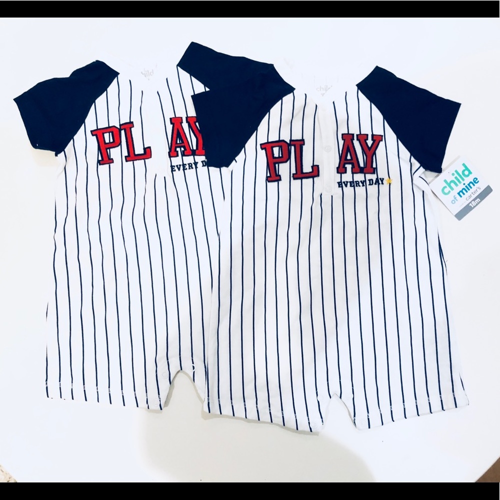 New with tag 18 months twin boys Play bodysuit